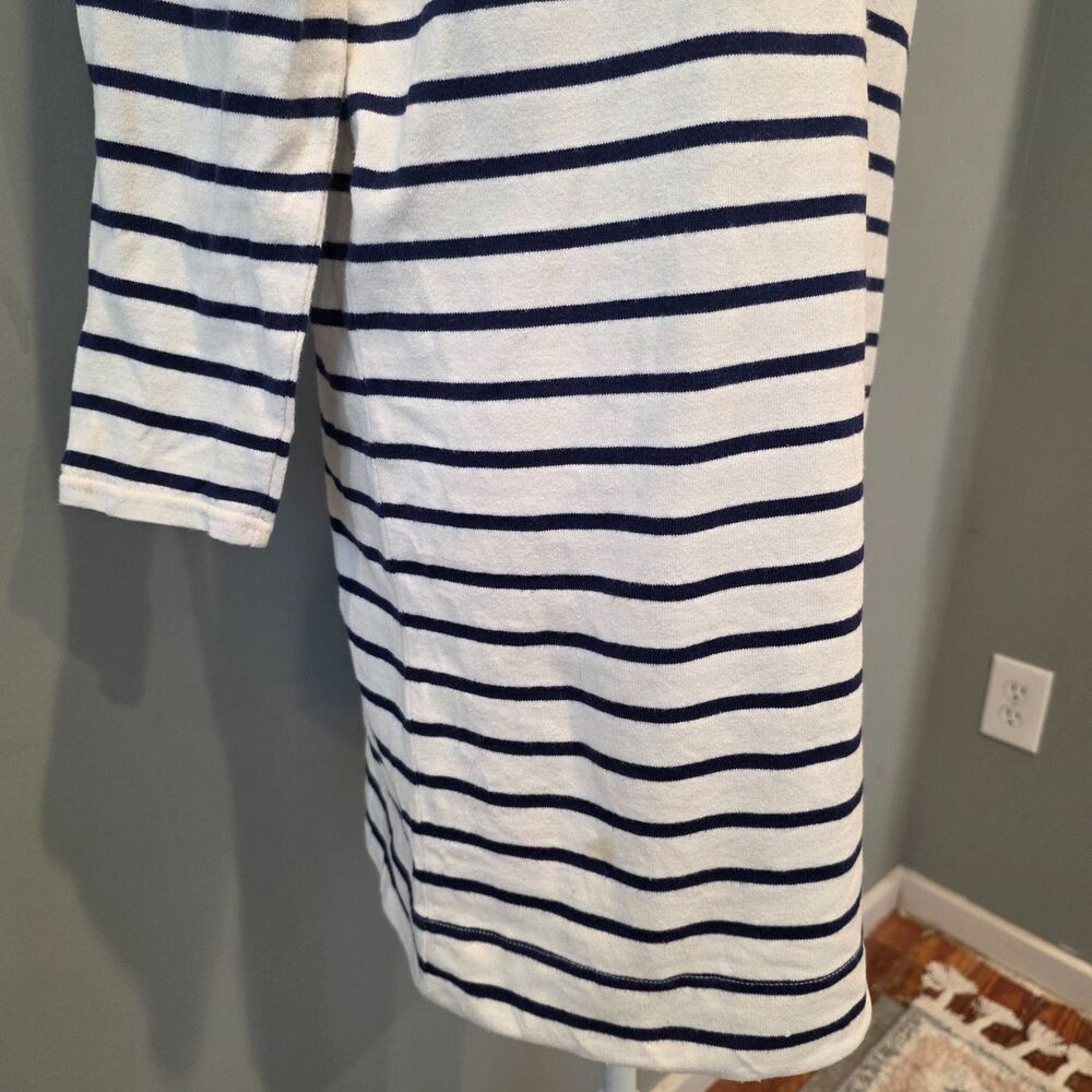Vineyard Vines Striped Cotton Dress. M. Fisherman Nautical Coastal Scandi Preppy - Picture 10 of 10